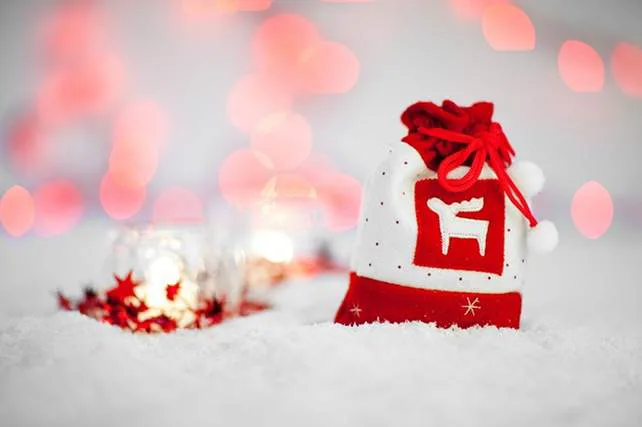 holiday present/ alert button